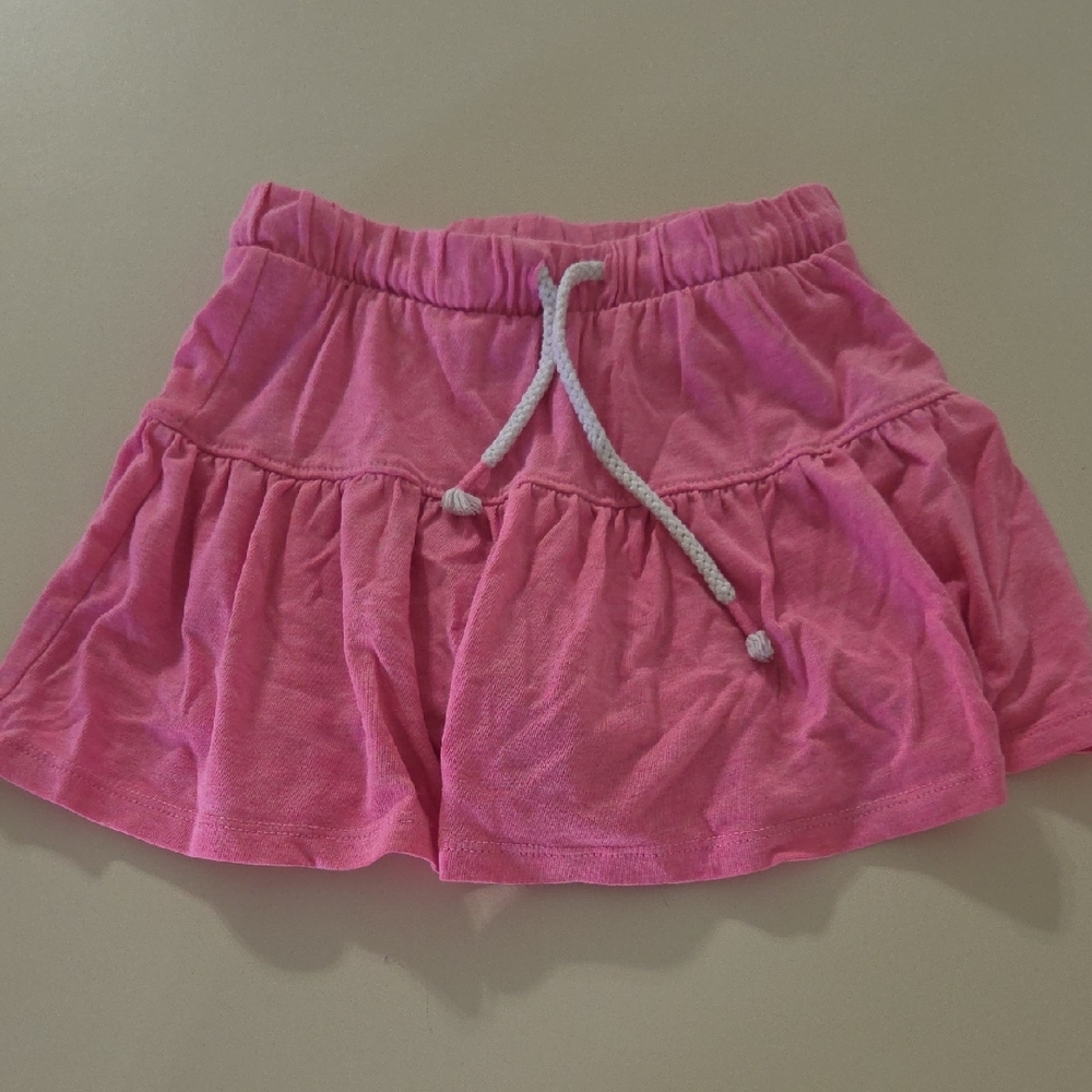 Pink Skirt With Shorts